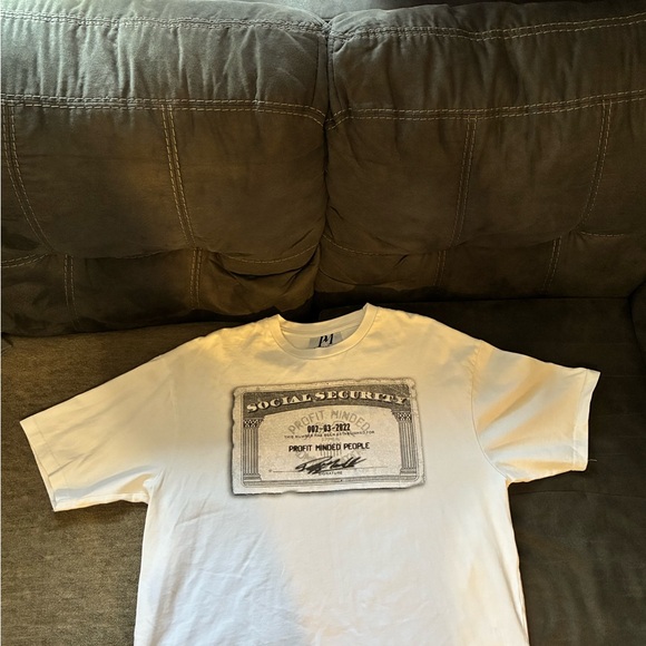 White profit minded Short Sleeve Tee - Picture 3 of 3